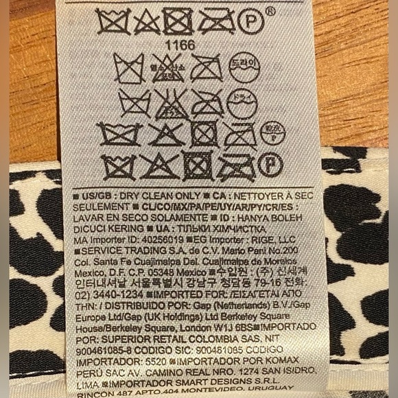 Banana Republic Printed Soft Drapey Pant, size 12L Long - Picture 8 of 9